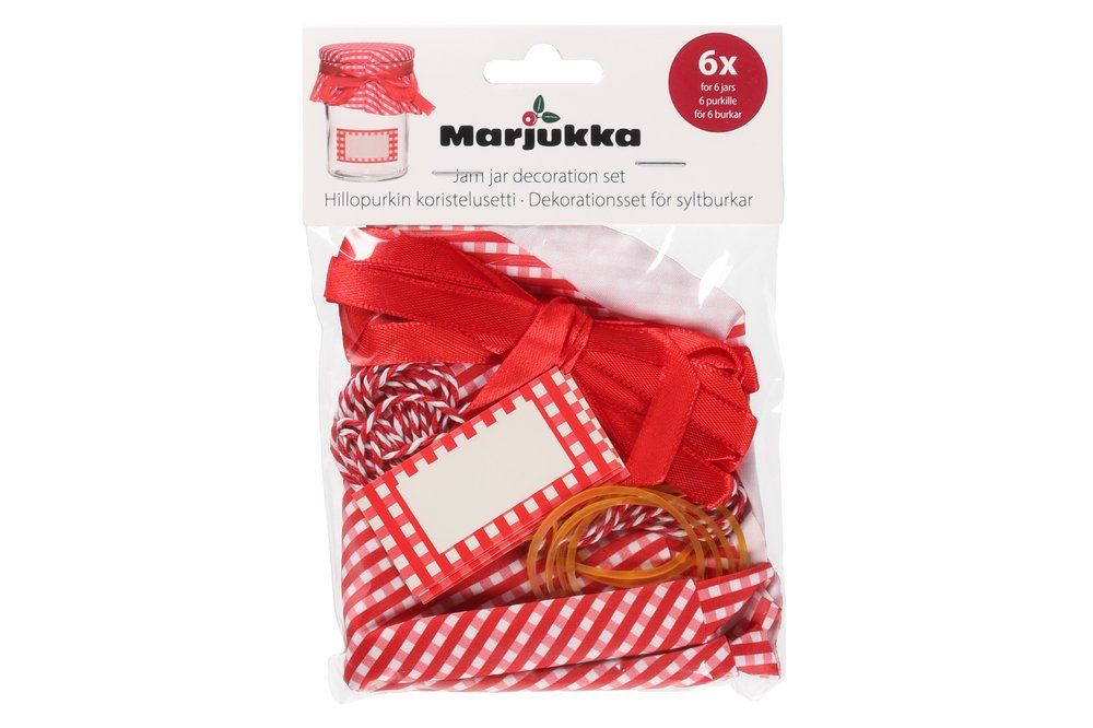 Dekorationsset för Syltburkar (6 st)