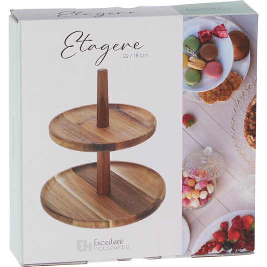 Serveringsfat i Akaciaträ