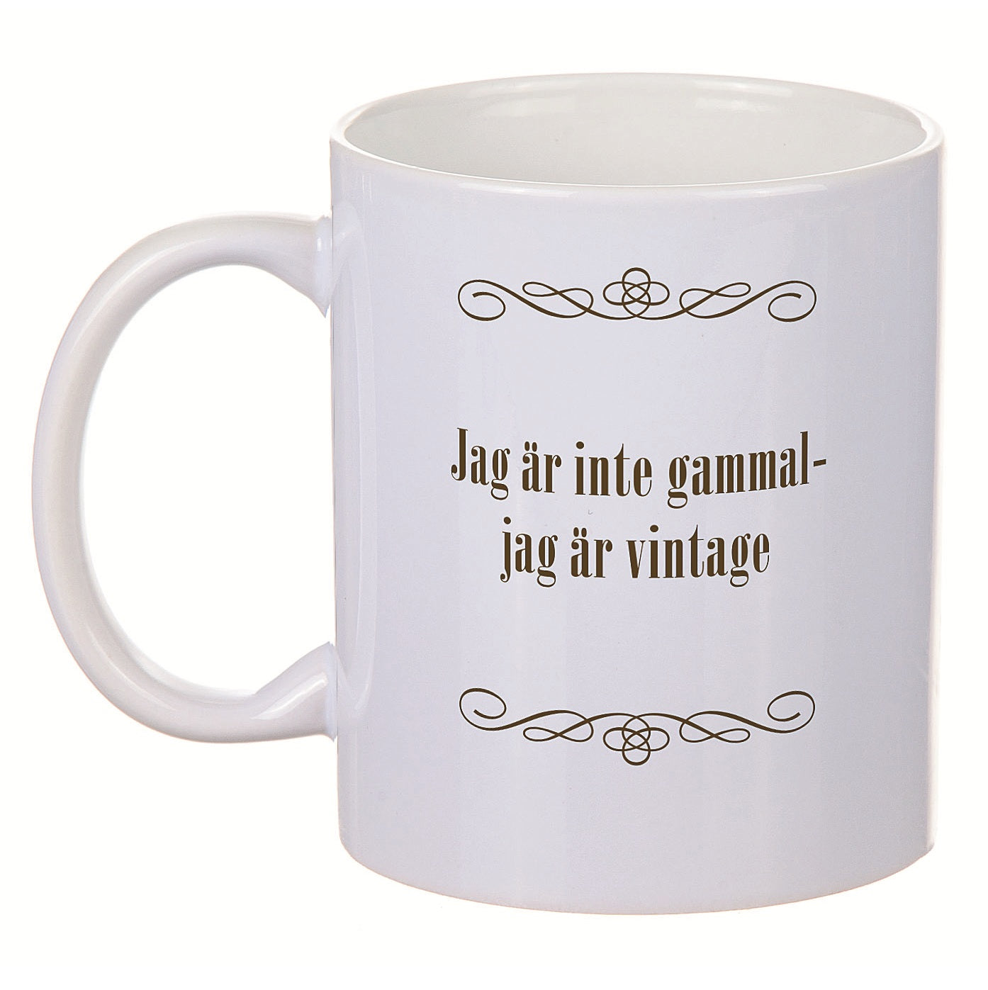 Porslinmugg - Jag är inte gammal