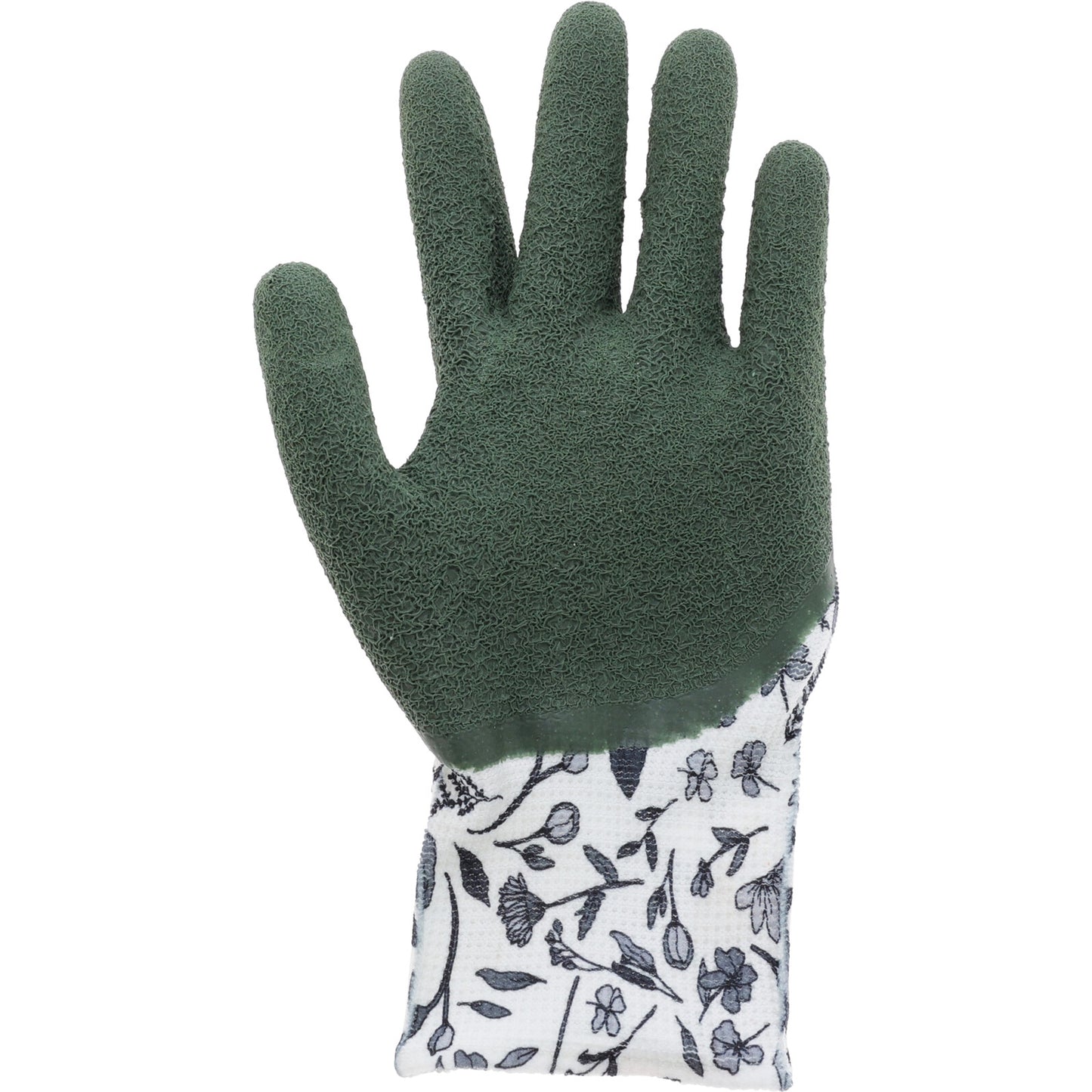 Trädgårdshandskar - Blommor (Grön)