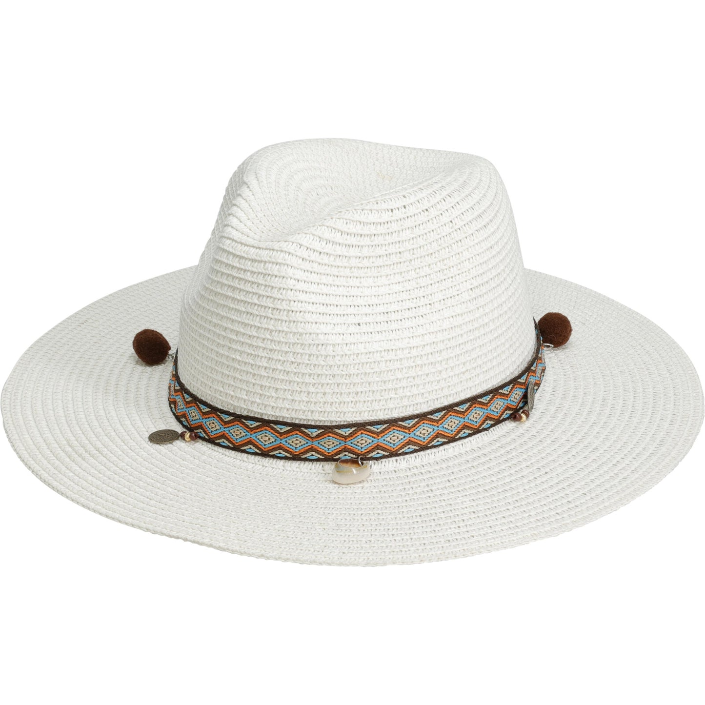 Sommarhatt med Berlocker (Vit)