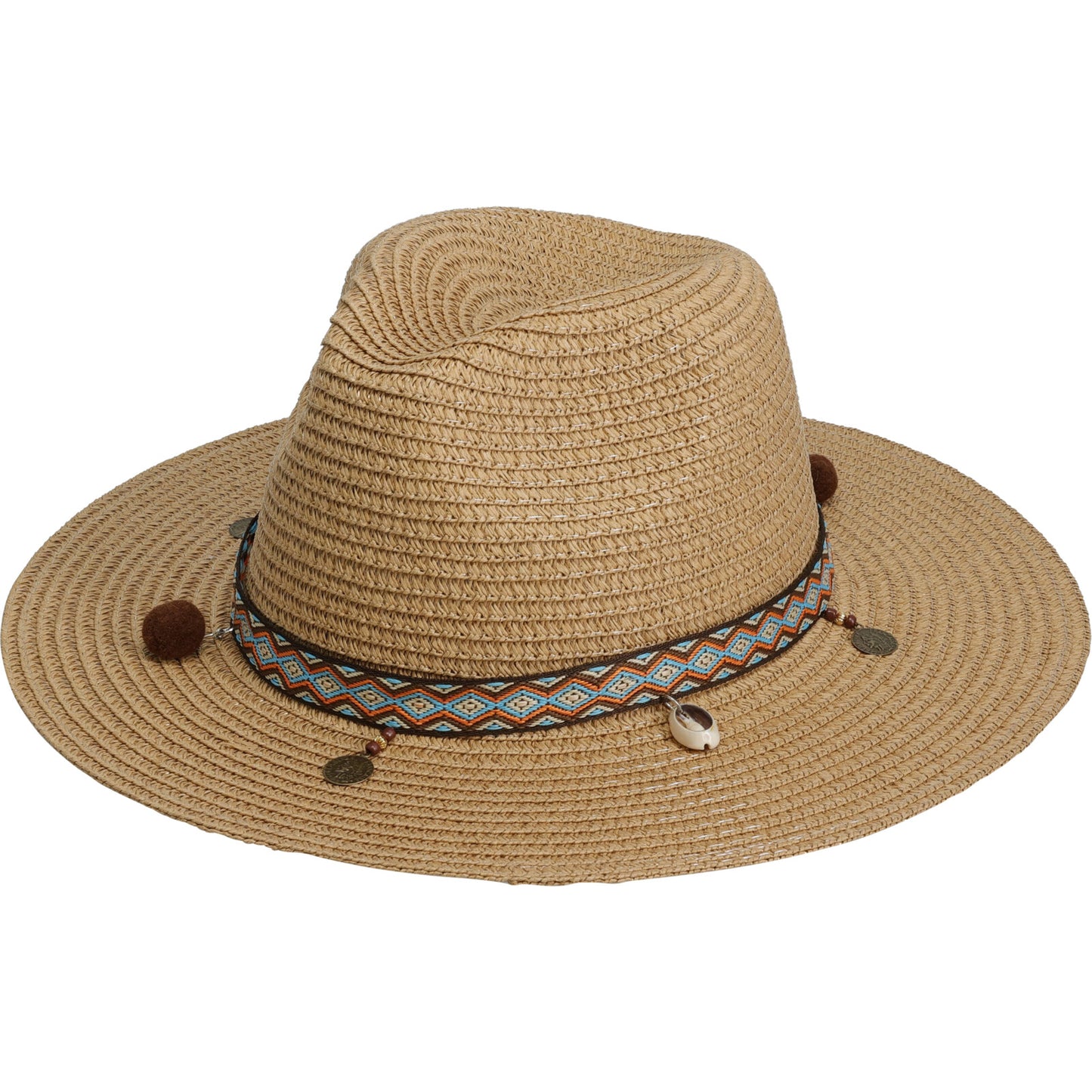 Sommarhatt med Berlocker (Beige)