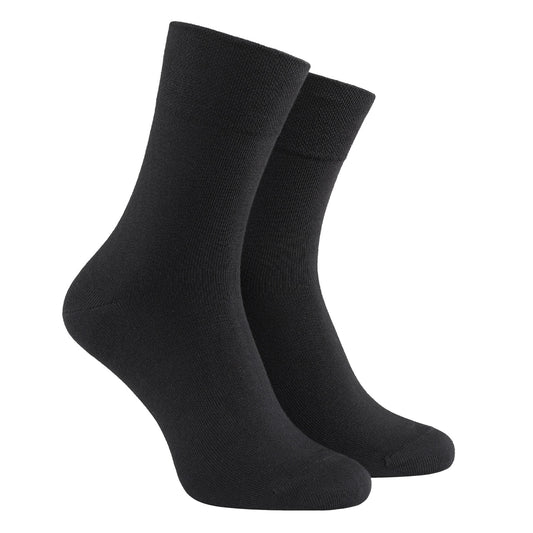 Strumpa Komfortresår - Svart (75% Bomull)