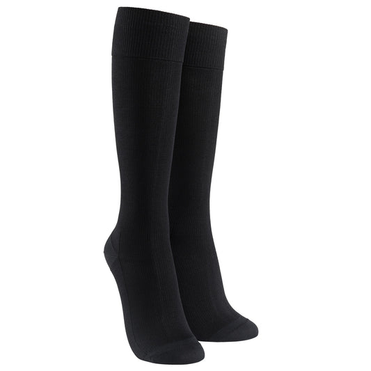 Kompressionsstrumpa Fast - Svart (74% Bomull)