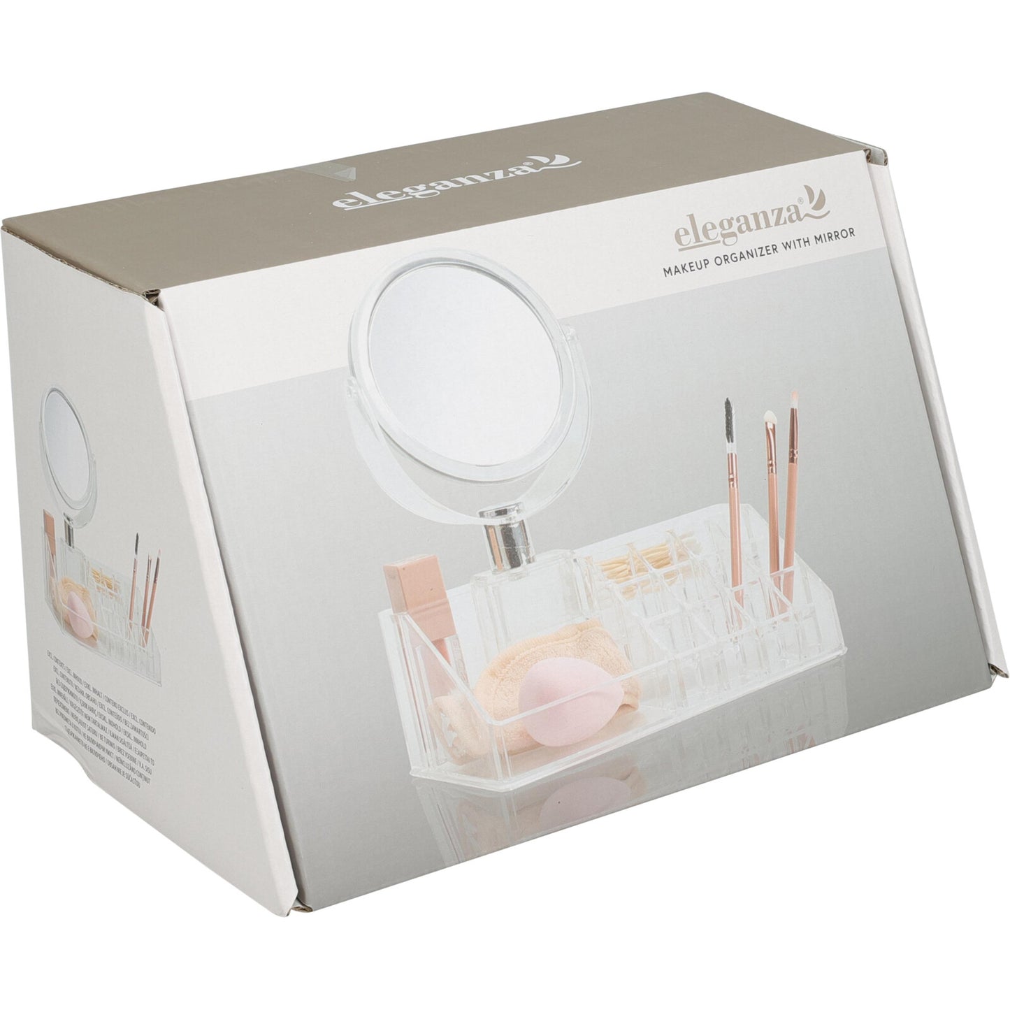 Makeup Organizer med Sminkspegel