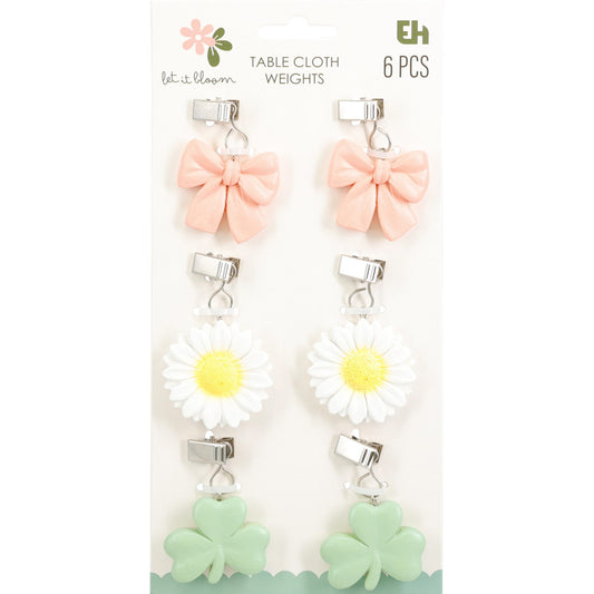 Bordsdukstyngder - Sommar (6 st)