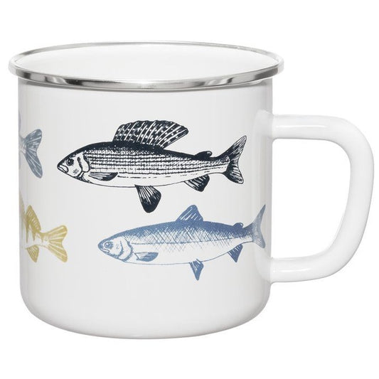 Emaljmugg - Fiskar