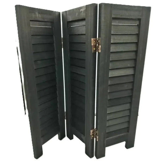 Insynsskydd i Trä - Svart