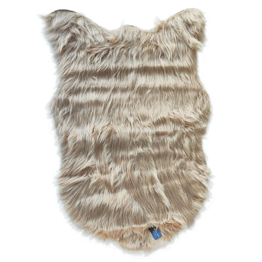 Fäll - Fårskinnslook (Beige)