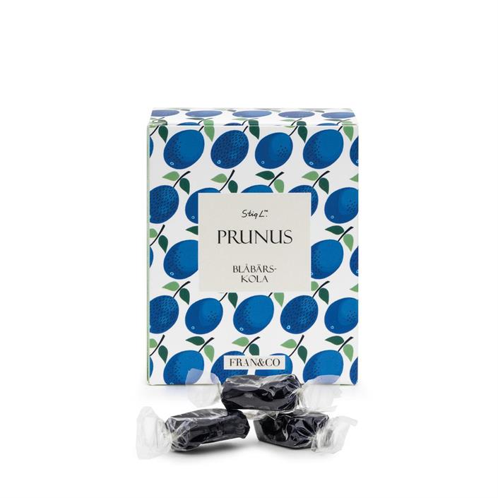 Blåbärskola - Prunus (100g)