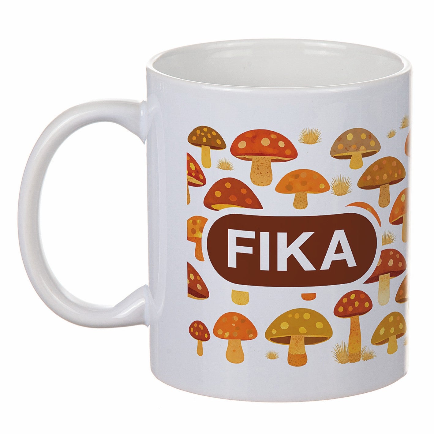 Porslinsmugg - Fika (Svampar)
