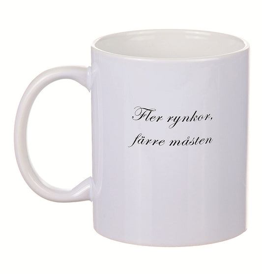 Porslinmugg - Färre måsten