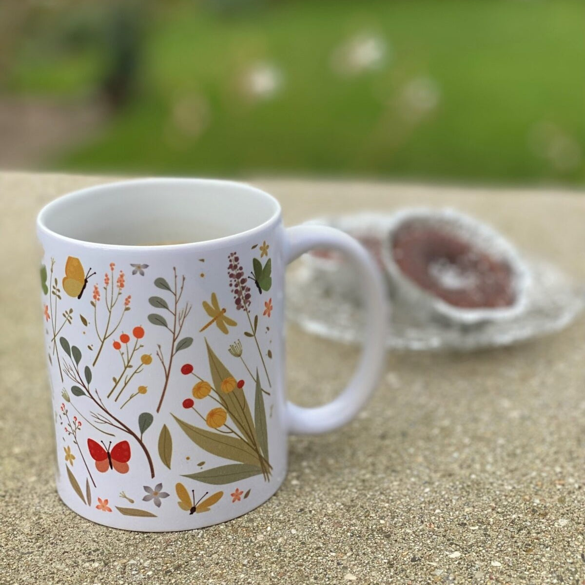 Porslinmugg - Sommar