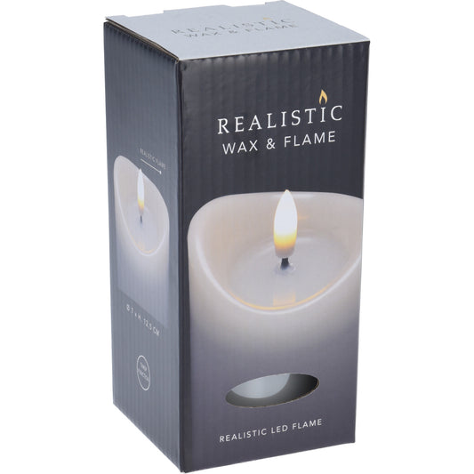 Blockljus LED med Timerfunktion (12,5 cm)