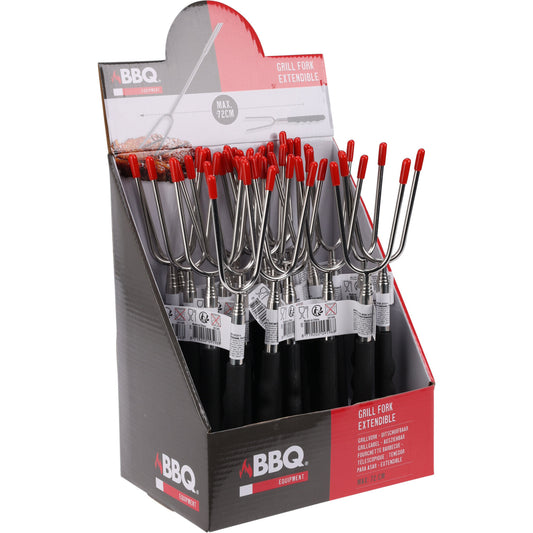 Grillgaffel med Teleskophandtag