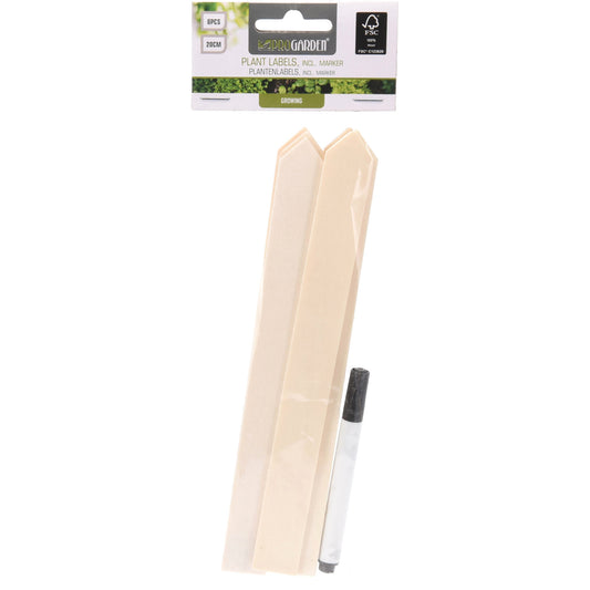 Växtetiketter & Penna (8 st)
