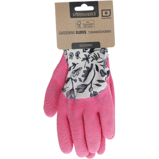 Trädgårdshandskar - Blommor (Rosa)