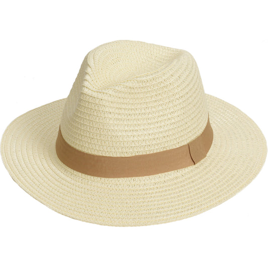 Sommarhatt med Band (Vit)
