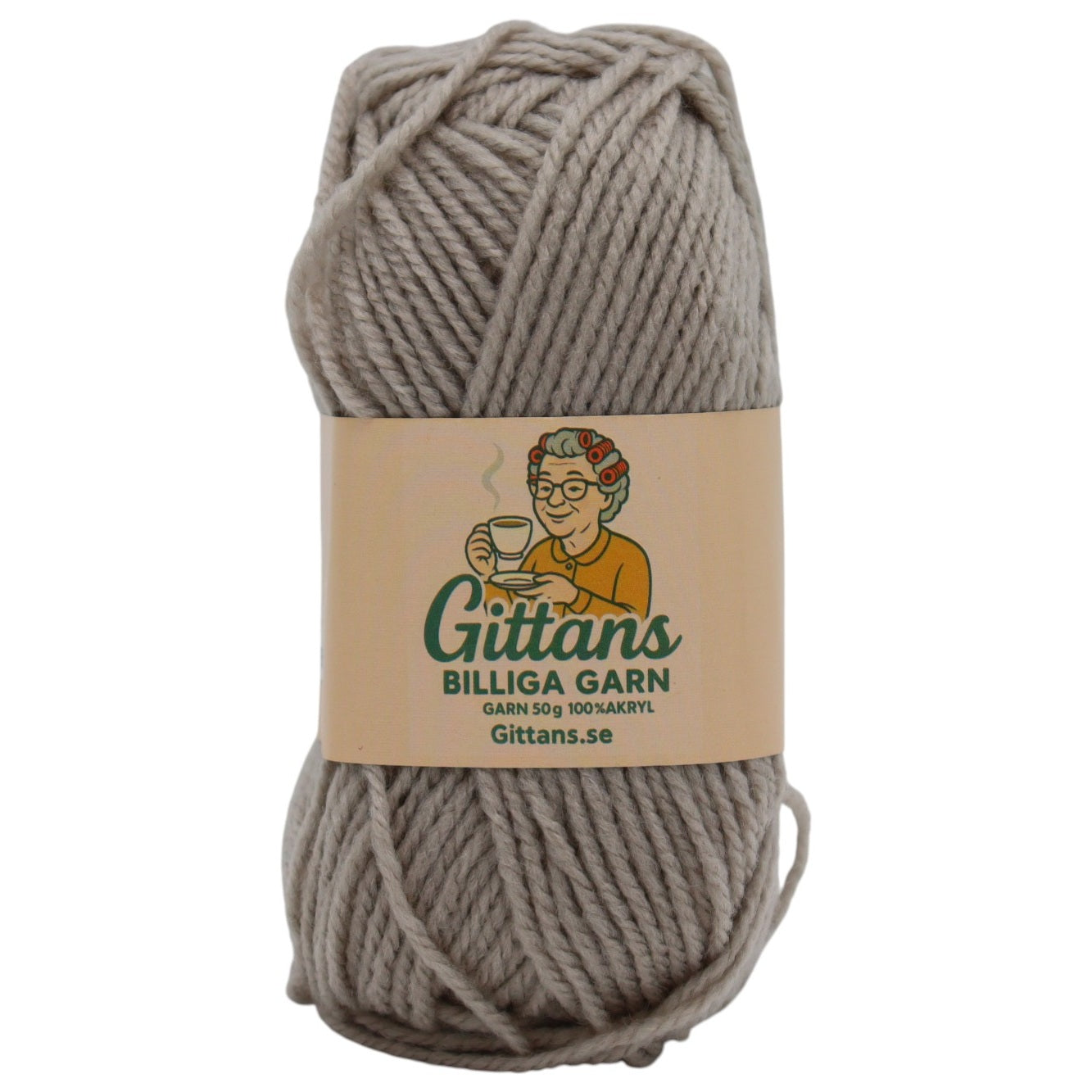 Gittans Garn - Enfärgat