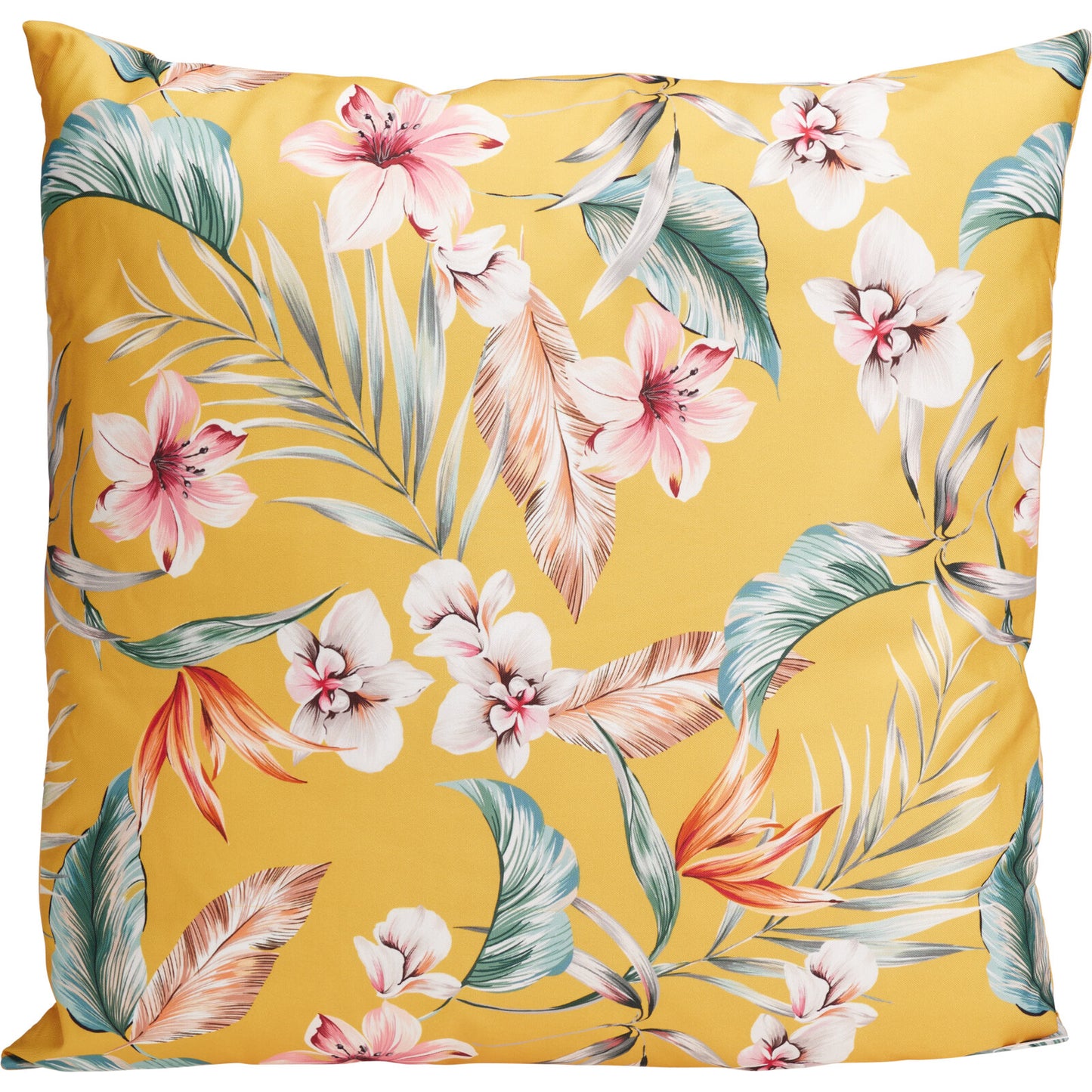 Kudde - Blommor (Orange)