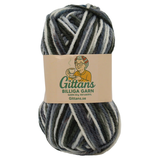 Gittans Garn - Flerfärgat