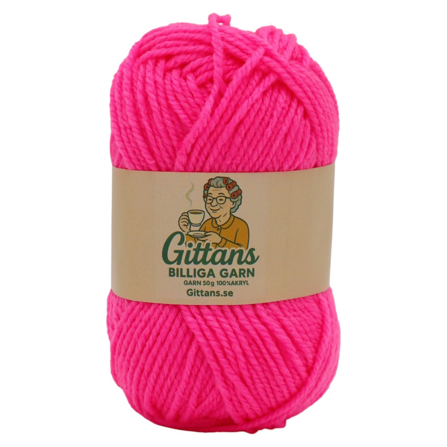 Gittans Garn - Enfärgat