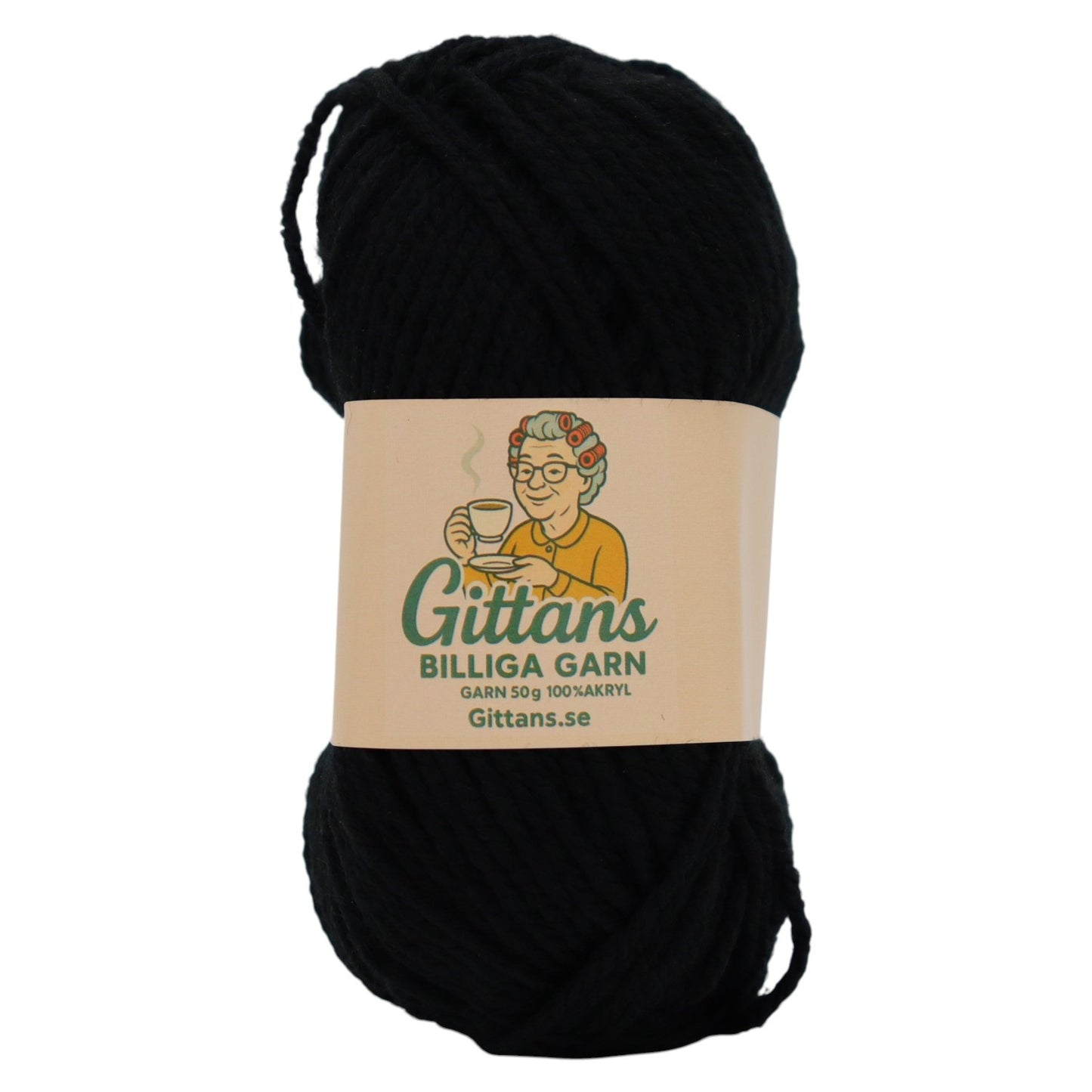 Gittans Garn - Enfärgat